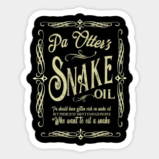 Emmet Otter Pa Otter's Snake Oil Sticker